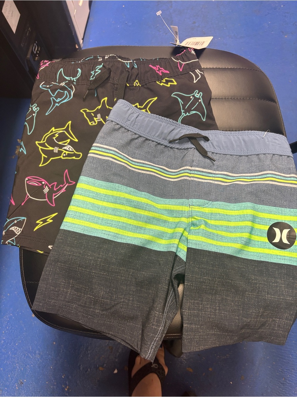 2 Pairs Size 4 Hurley Boys'  Swim Shorts